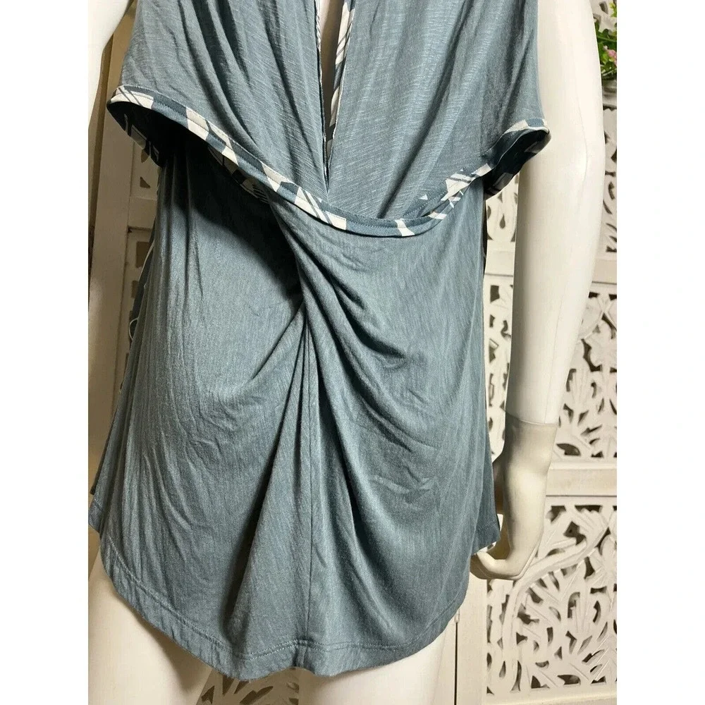 Anthropologie Dolan Women’s Astoria Twist Back Aztec Sleeveless Top Size XL - Picture 9 of 11